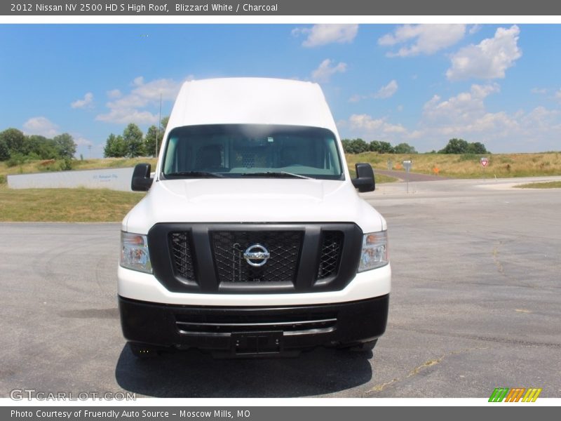 Blizzard White / Charcoal 2012 Nissan NV 2500 HD S High Roof