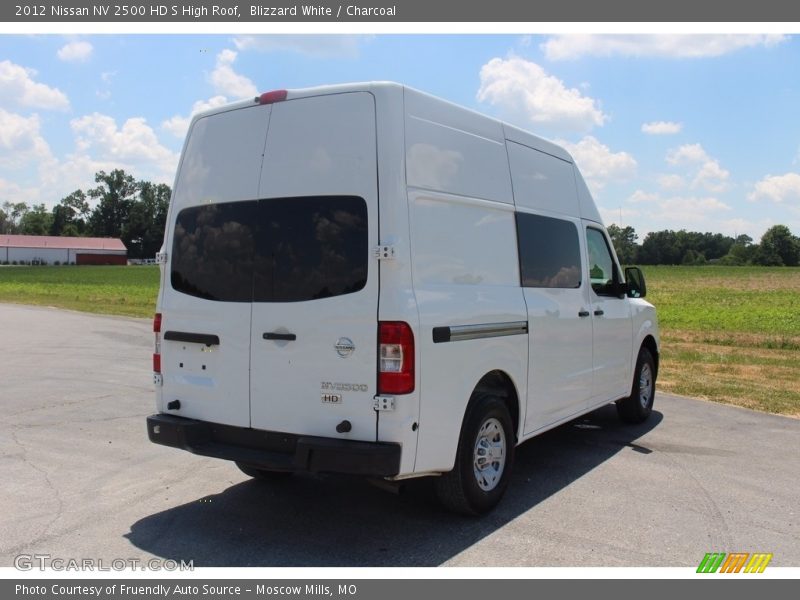 Blizzard White / Charcoal 2012 Nissan NV 2500 HD S High Roof