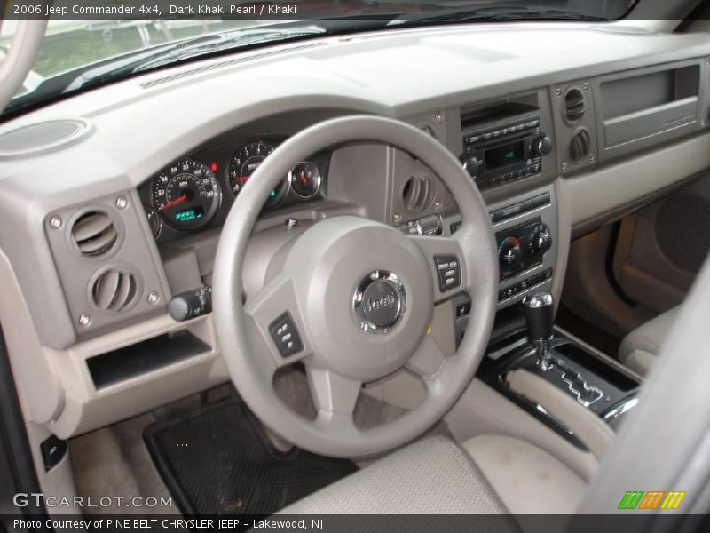 Dark Khaki Pearl / Khaki 2006 Jeep Commander 4x4