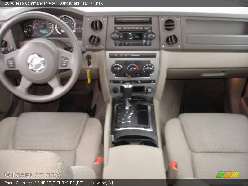 Dark Khaki Pearl / Khaki 2006 Jeep Commander 4x4