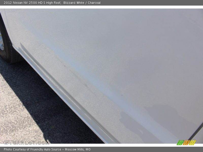 Blizzard White / Charcoal 2012 Nissan NV 2500 HD S High Roof