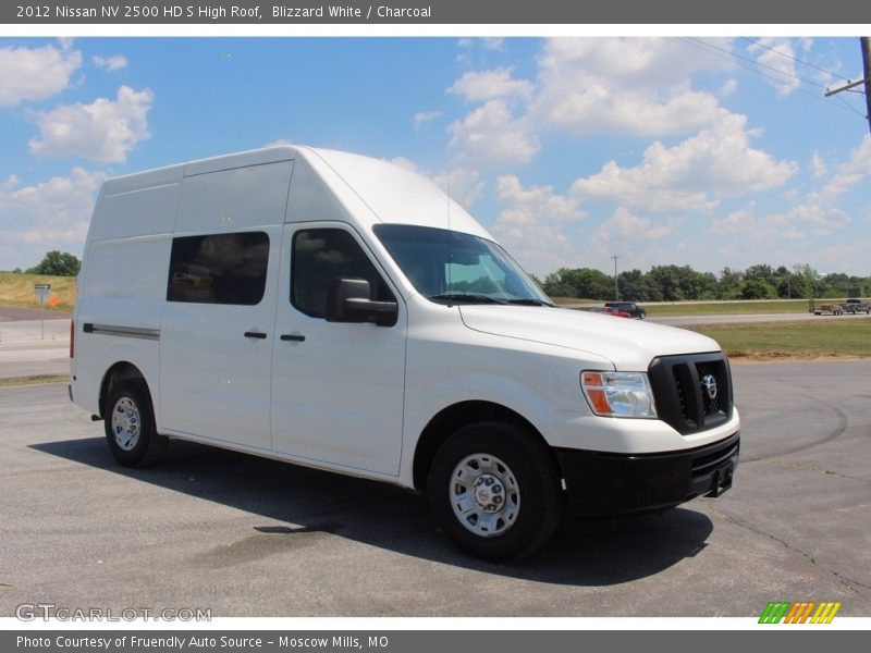 Blizzard White / Charcoal 2012 Nissan NV 2500 HD S High Roof