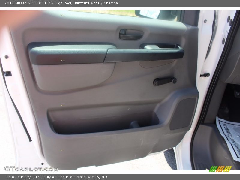 Blizzard White / Charcoal 2012 Nissan NV 2500 HD S High Roof