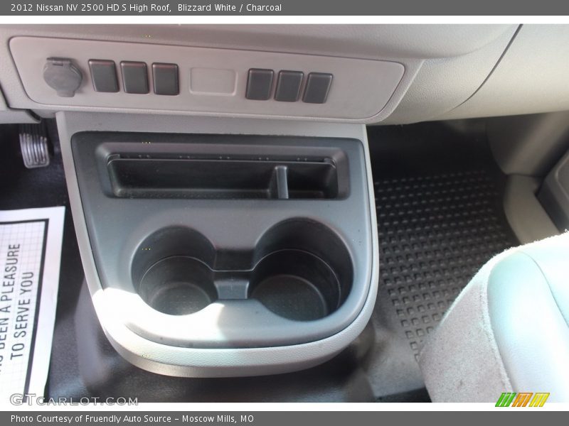 Blizzard White / Charcoal 2012 Nissan NV 2500 HD S High Roof
