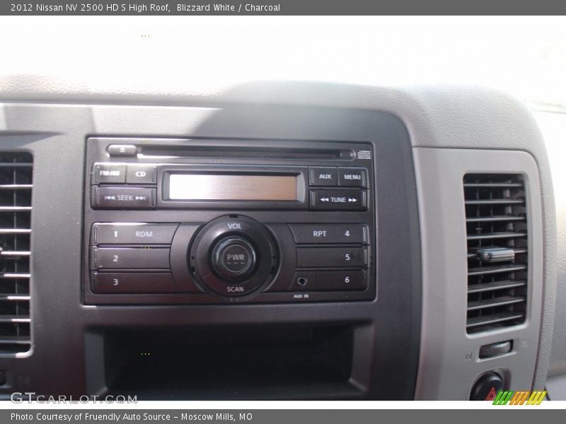 Blizzard White / Charcoal 2012 Nissan NV 2500 HD S High Roof