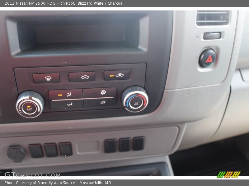 Blizzard White / Charcoal 2012 Nissan NV 2500 HD S High Roof
