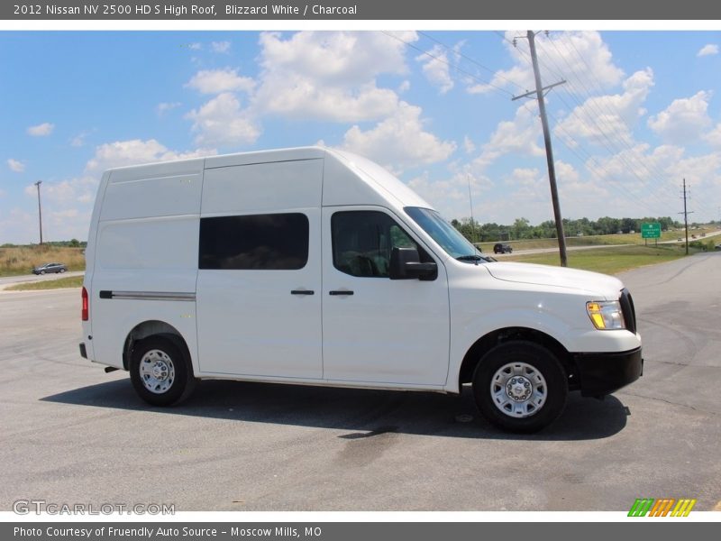 Blizzard White / Charcoal 2012 Nissan NV 2500 HD S High Roof