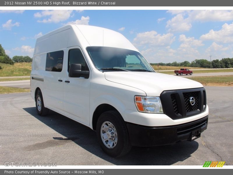 Blizzard White / Charcoal 2012 Nissan NV 2500 HD S High Roof