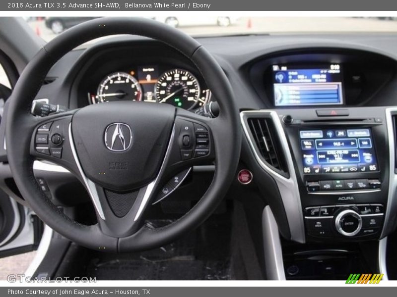 Bellanova White Pearl / Ebony 2016 Acura TLX 3.5 Advance SH-AWD