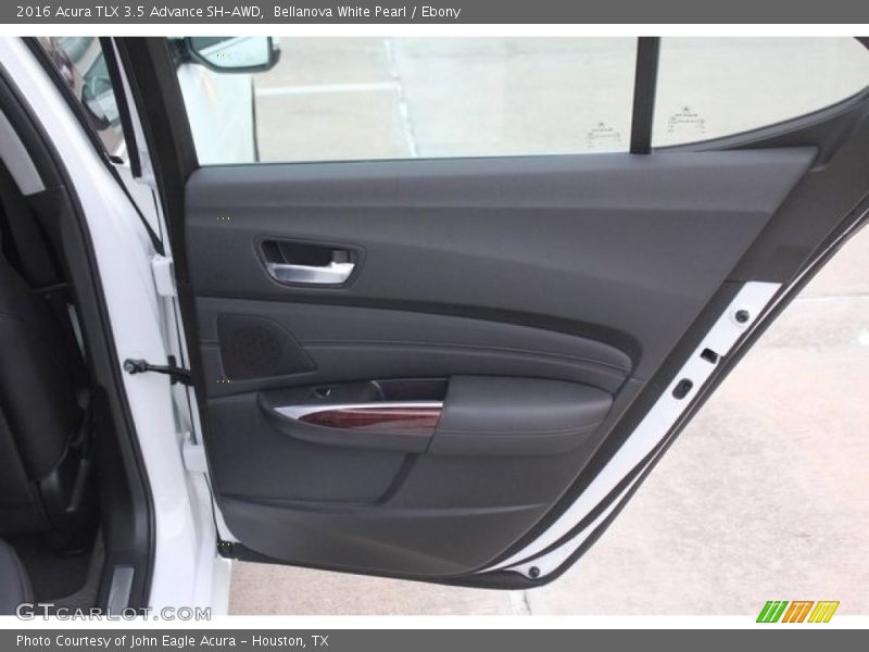 Bellanova White Pearl / Ebony 2016 Acura TLX 3.5 Advance SH-AWD