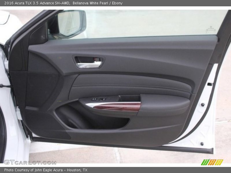 Bellanova White Pearl / Ebony 2016 Acura TLX 3.5 Advance SH-AWD