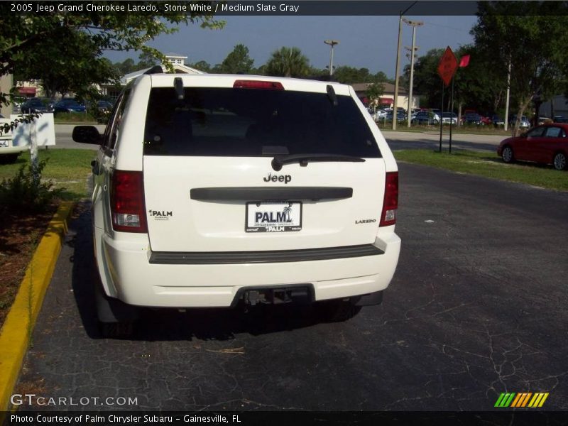 Stone White / Medium Slate Gray 2005 Jeep Grand Cherokee Laredo