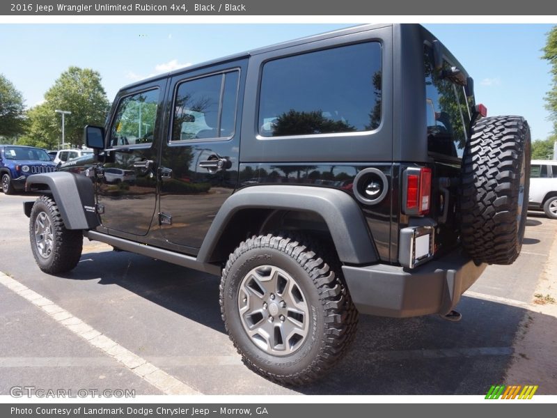  2016 Wrangler Unlimited Rubicon 4x4 Black