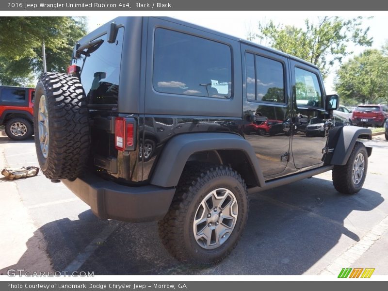 Black / Black 2016 Jeep Wrangler Unlimited Rubicon 4x4
