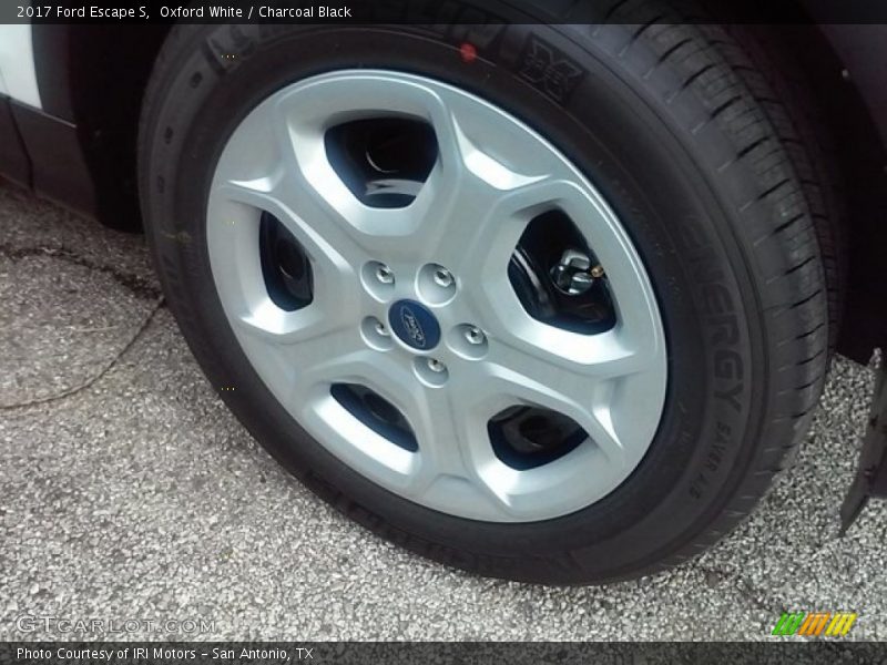 Oxford White / Charcoal Black 2017 Ford Escape S