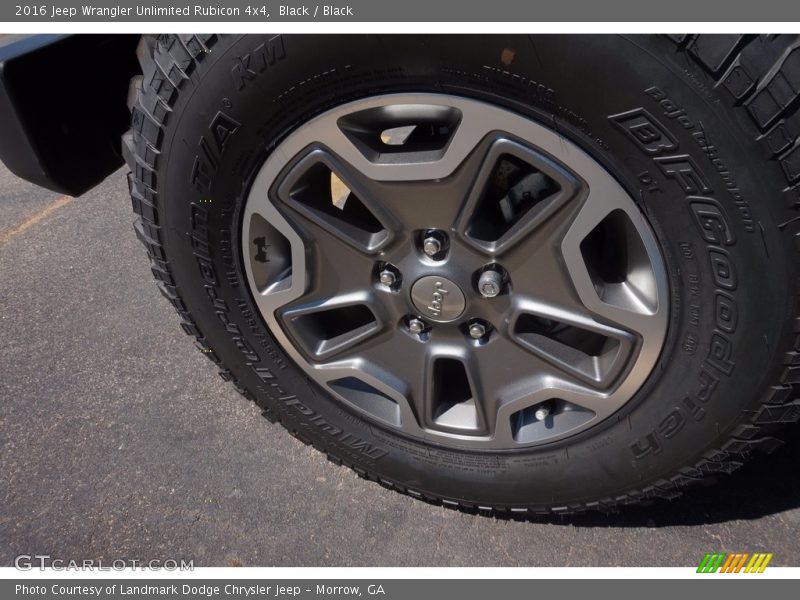 Black / Black 2016 Jeep Wrangler Unlimited Rubicon 4x4