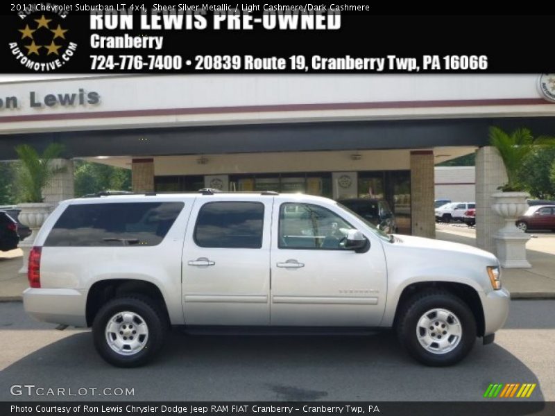Sheer Silver Metallic / Light Cashmere/Dark Cashmere 2011 Chevrolet Suburban LT 4x4