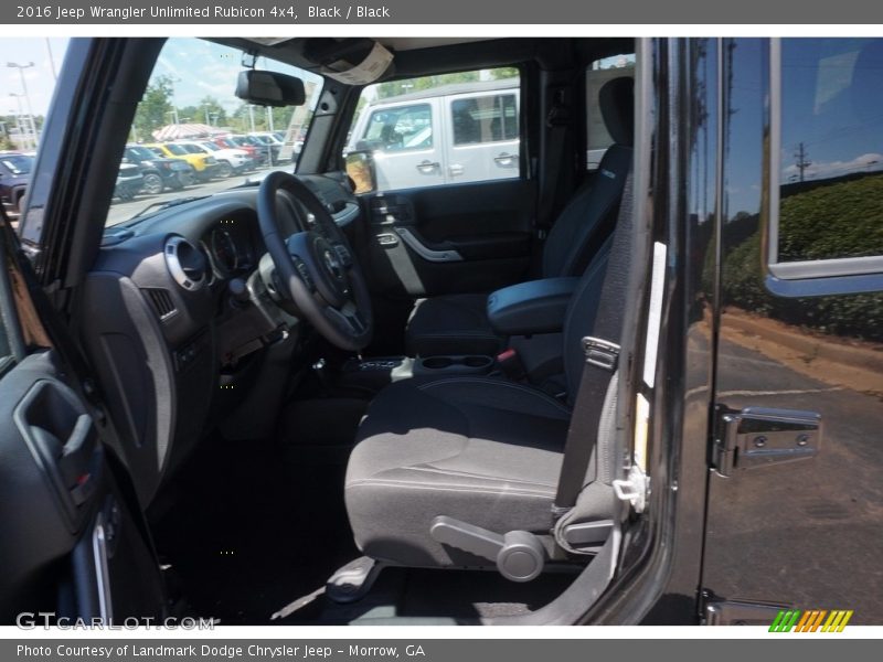Black / Black 2016 Jeep Wrangler Unlimited Rubicon 4x4