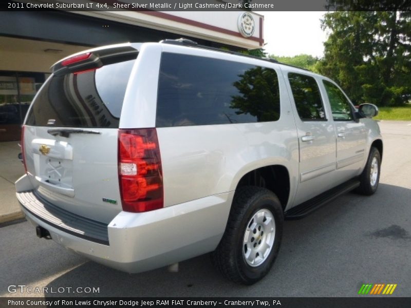 Sheer Silver Metallic / Light Cashmere/Dark Cashmere 2011 Chevrolet Suburban LT 4x4