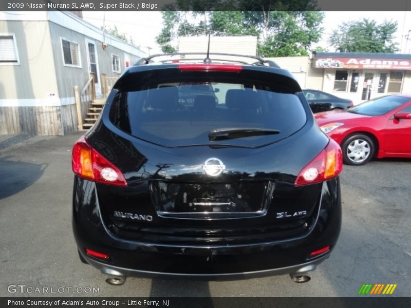 Super Black / Beige 2009 Nissan Murano SL AWD