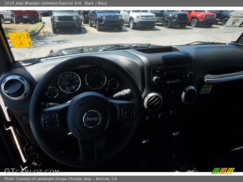 Black / Black 2016 Jeep Wrangler Unlimited Rubicon 4x4
