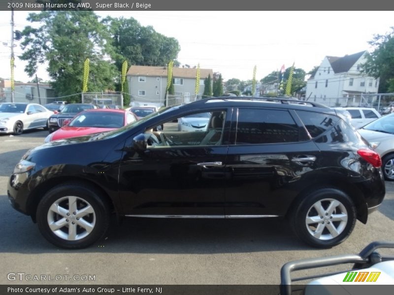 Super Black / Beige 2009 Nissan Murano SL AWD