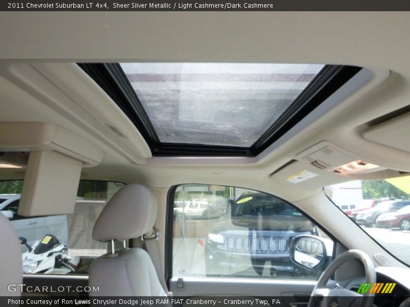 Sheer Silver Metallic / Light Cashmere/Dark Cashmere 2011 Chevrolet Suburban LT 4x4