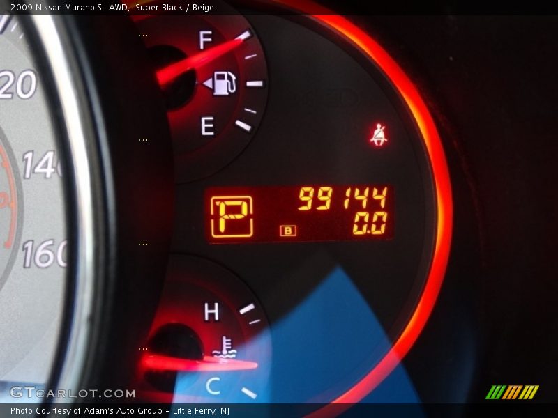 Super Black / Beige 2009 Nissan Murano SL AWD