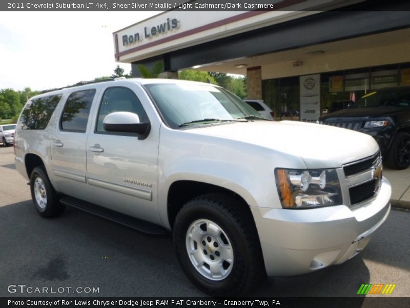 Sheer Silver Metallic / Light Cashmere/Dark Cashmere 2011 Chevrolet Suburban LT 4x4