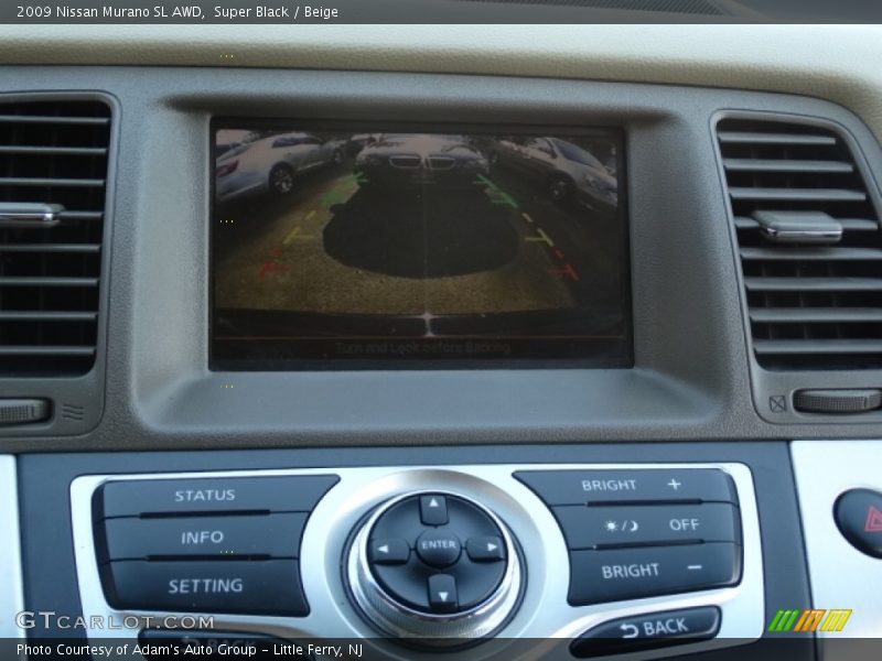 Super Black / Beige 2009 Nissan Murano SL AWD
