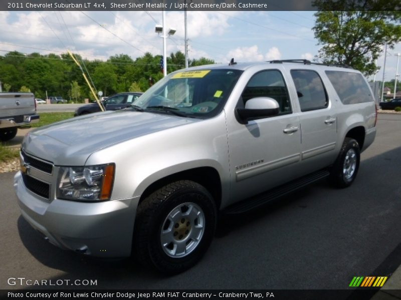 Sheer Silver Metallic / Light Cashmere/Dark Cashmere 2011 Chevrolet Suburban LT 4x4