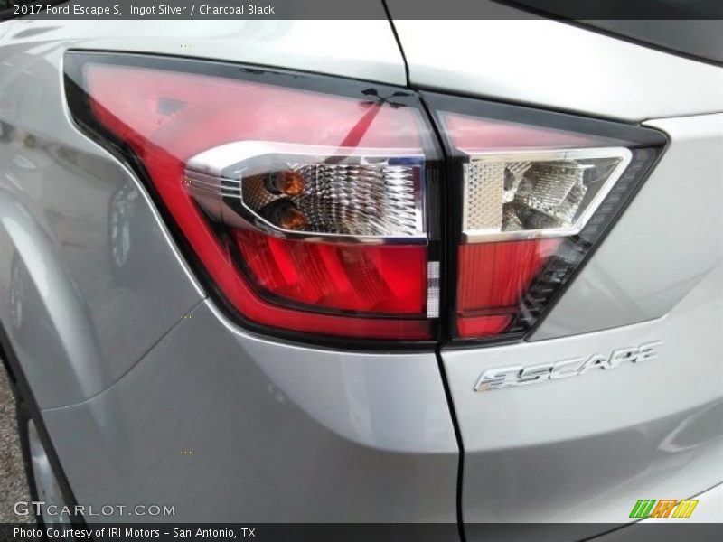 Ingot Silver / Charcoal Black 2017 Ford Escape S