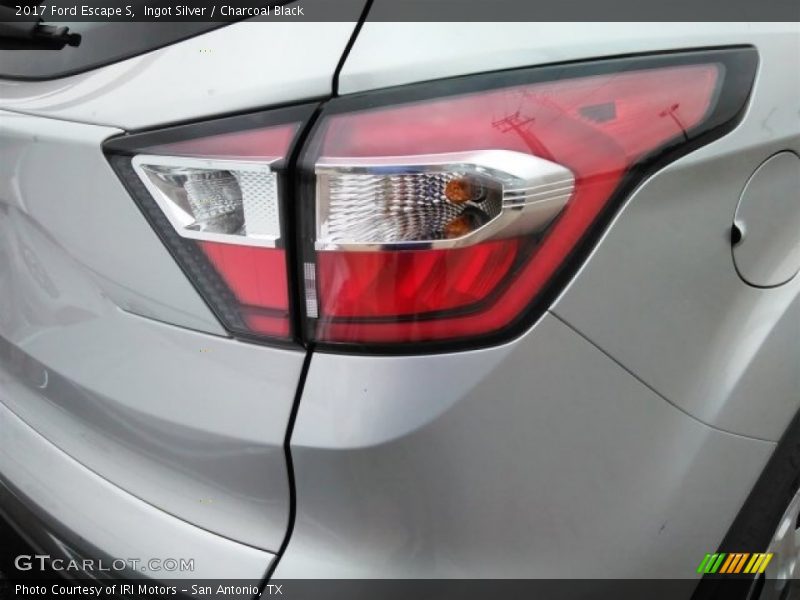 Ingot Silver / Charcoal Black 2017 Ford Escape S