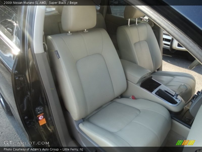 Super Black / Beige 2009 Nissan Murano SL AWD