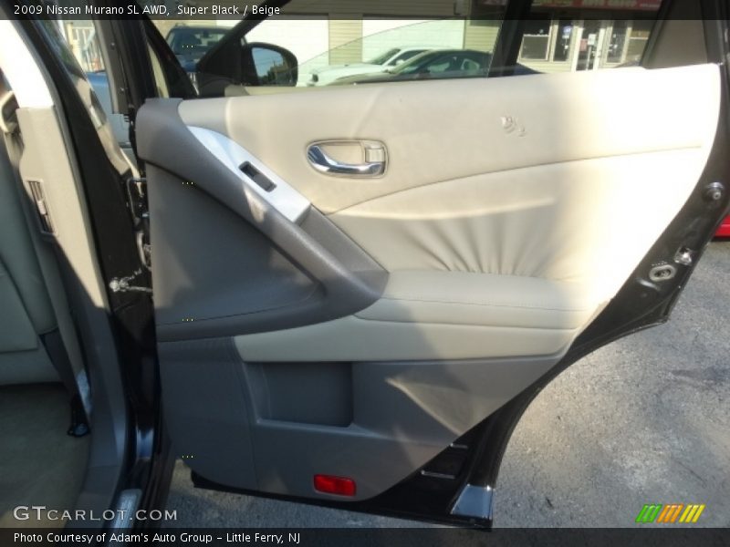 Super Black / Beige 2009 Nissan Murano SL AWD