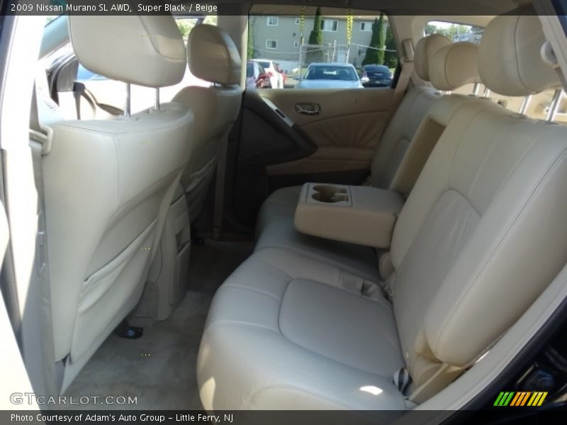 Super Black / Beige 2009 Nissan Murano SL AWD