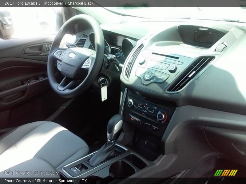 Ingot Silver / Charcoal Black 2017 Ford Escape S