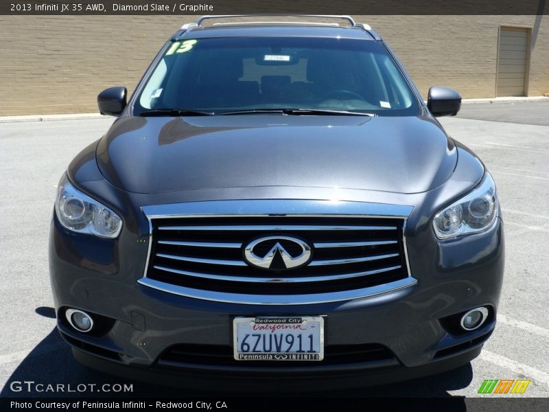 Diamond Slate / Graphite 2013 Infiniti JX 35 AWD