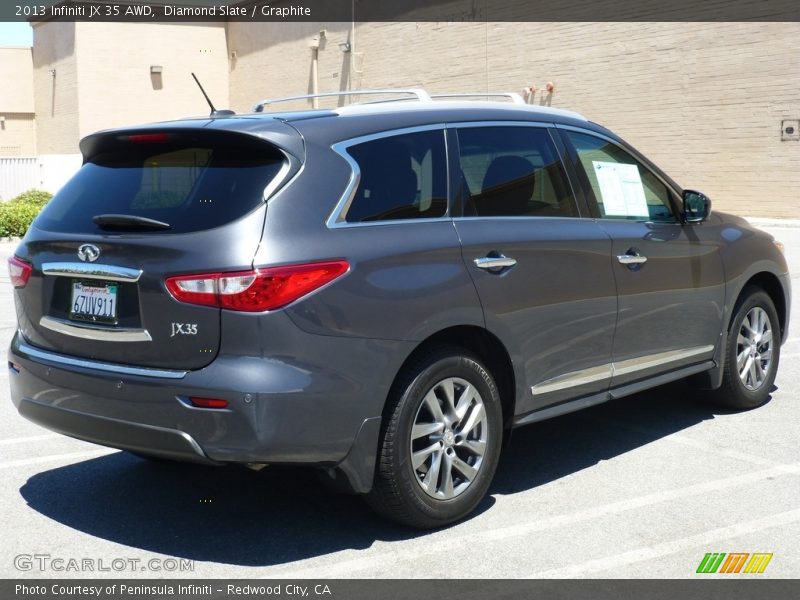 Diamond Slate / Graphite 2013 Infiniti JX 35 AWD