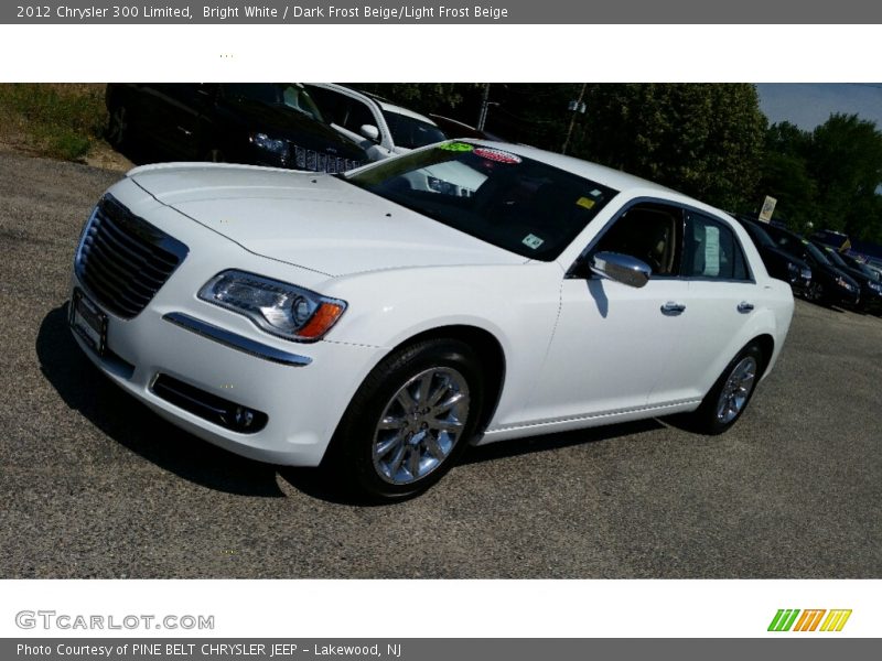 Bright White / Dark Frost Beige/Light Frost Beige 2012 Chrysler 300 Limited