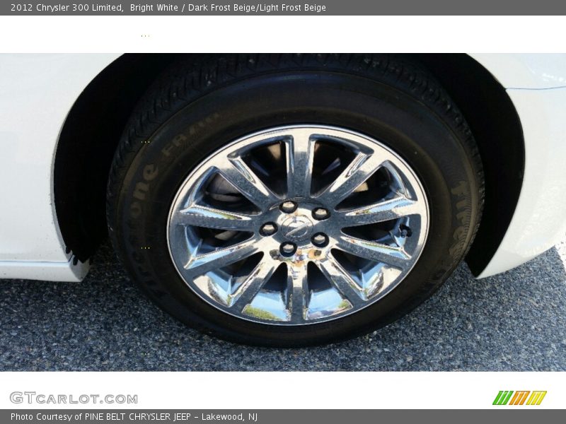 Bright White / Dark Frost Beige/Light Frost Beige 2012 Chrysler 300 Limited