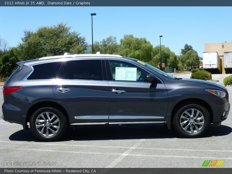 Diamond Slate / Graphite 2013 Infiniti JX 35 AWD