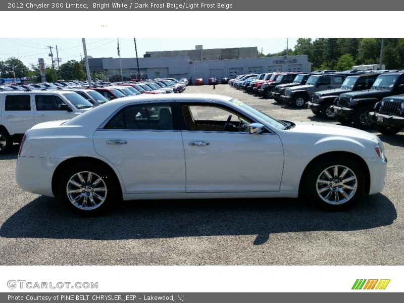 Bright White / Dark Frost Beige/Light Frost Beige 2012 Chrysler 300 Limited