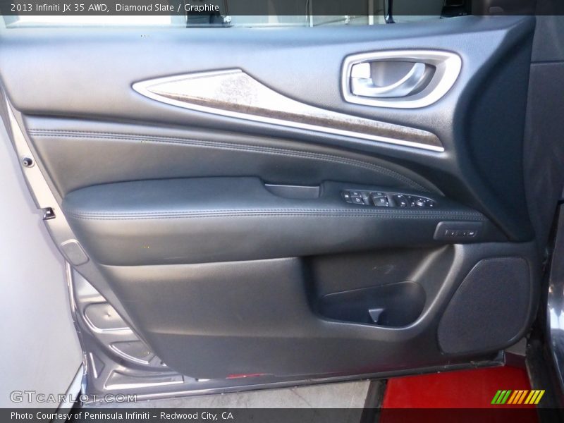 Diamond Slate / Graphite 2013 Infiniti JX 35 AWD