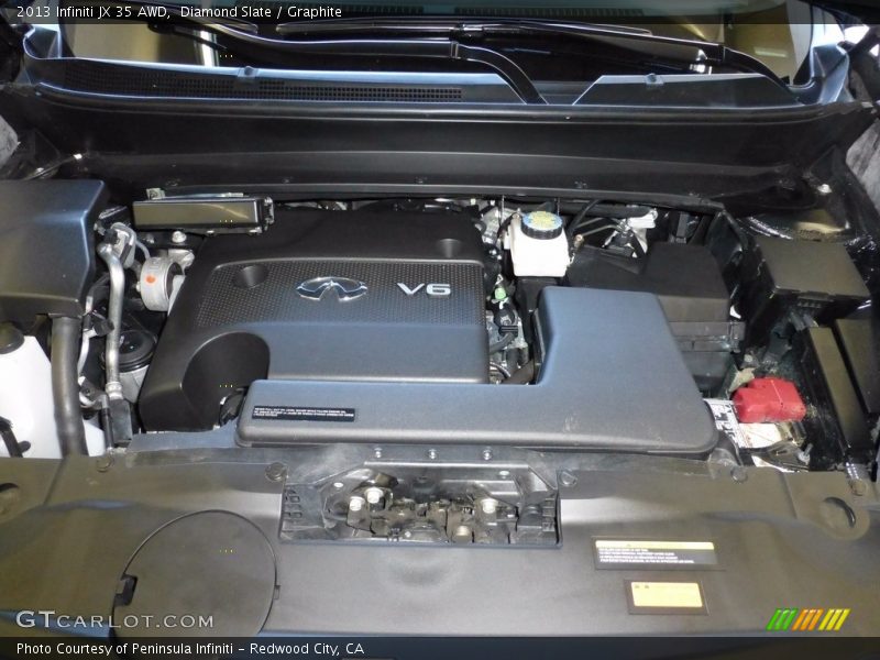 Diamond Slate / Graphite 2013 Infiniti JX 35 AWD