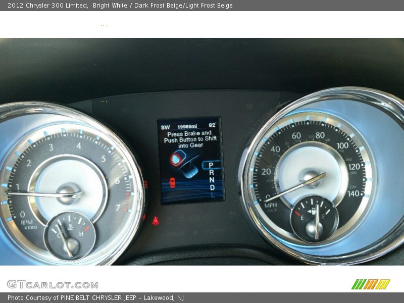 Bright White / Dark Frost Beige/Light Frost Beige 2012 Chrysler 300 Limited