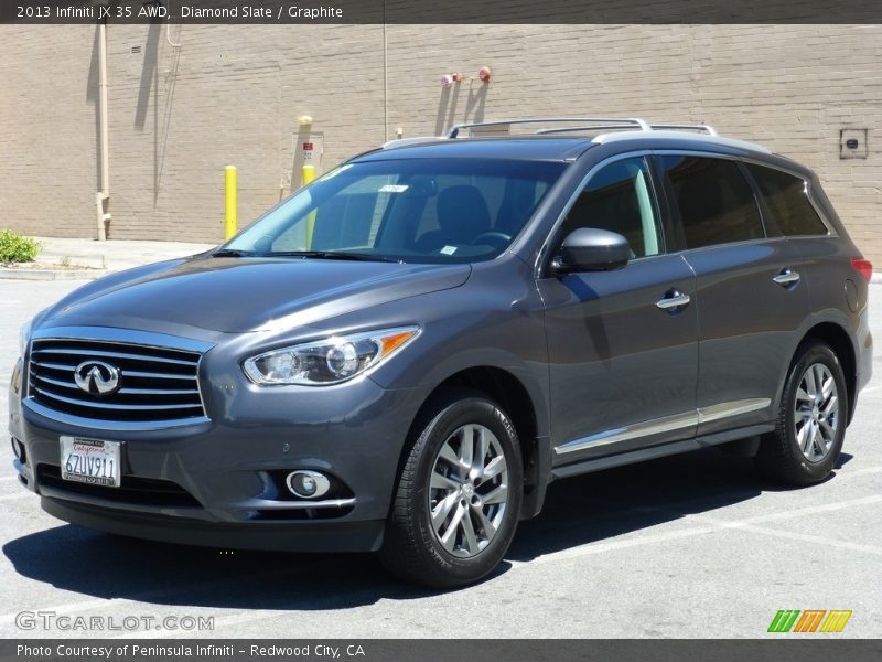 Diamond Slate / Graphite 2013 Infiniti JX 35 AWD