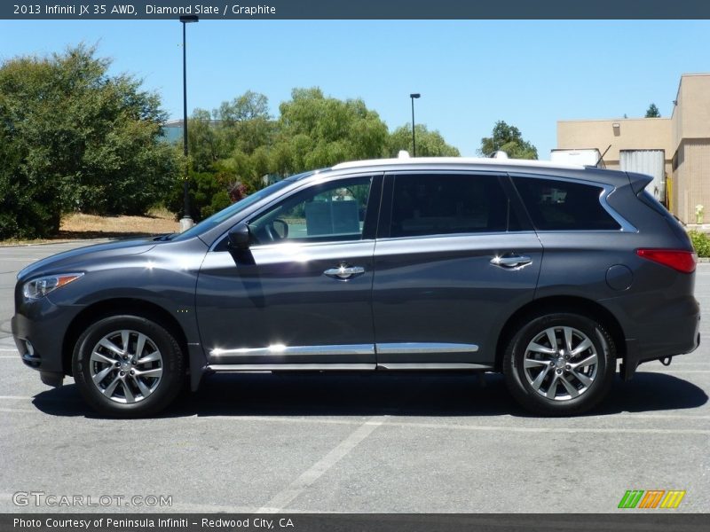 Diamond Slate / Graphite 2013 Infiniti JX 35 AWD