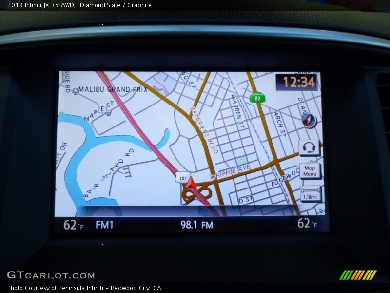 Diamond Slate / Graphite 2013 Infiniti JX 35 AWD