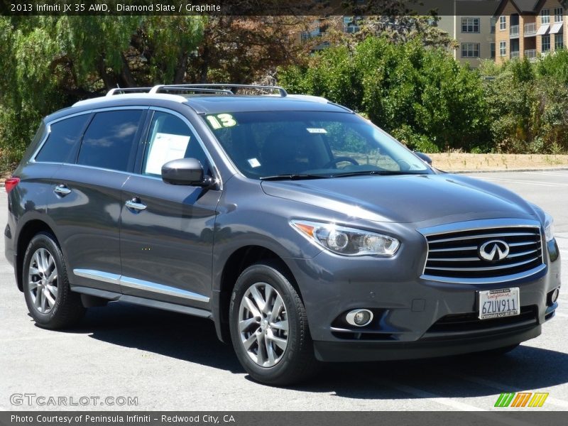 Diamond Slate / Graphite 2013 Infiniti JX 35 AWD